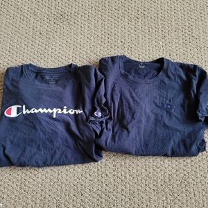 Mens champion t shirt x2 size M